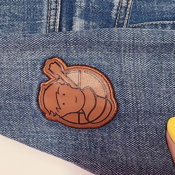 Ed Sheeran Merch Divide Tour Denim Jacket with Patches XL - Picture 6 of 6